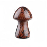 Handmade Healing Crystal Mushroom Figurine – Natural Gemstone Pocket Decor & Home Altar Ornament #SP1084