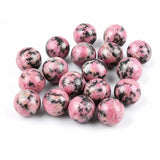 16PCS 16MM Mixed Natural Crystal Sphere No Hole Undrilled Gemstone Ball Kit for Healing Meditation Home Decoration