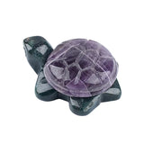 22X35mm Cute Gemstone Turtle Figurine Ornaments Healing Stone Decoration for Home Office