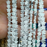 6mm Loose Heart Shape Gemstone Beads (Approx 74Pcs/Strand) for DIY Making Jewelr #SZ0037