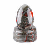Polished Crystal Egg Matching Base 20X30mm Gemstone Healing Decor for Meditation, Crystal Collection & Spiritual