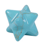 Mini Merkabah Energy Balance Stones, 20mm Polished Healing Quartz Crystals Talisman, Wicca Spiritual Protection Pocket Palm Stone
