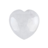 40mm Natural Crystal Puffy Heart Stones - Carved Gemstone Pocket Palm Stone for Reiki Healing, Chakra Balancing, Meditation & Home Decor #SP0046