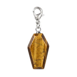 Handcrafted Healing Crystal Coffin Pendant Bag Tag Charms #SP1378
