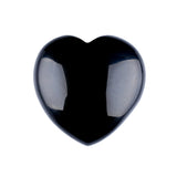 40mm Natural Crystal Puffy Heart Stones - Carved Gemstone Pocket Palm Stone for Reiki Healing, Chakra Balancing, Meditation & Home Decor #SP0046