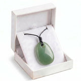 Opalite Trapezoid Crystal Pendant Necklace Adjustable Rope Choker Natural Stone Healing Reiki Jewelry Unisex Gift Box #SN2028