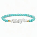 4mm Natural Gemstone Round Bead Stretch Bracelet With Clear Quartz Chip Crystal & Gold Spacers Unisex Healing Stackable Wristband Multi‑Stone Gift #SB3144