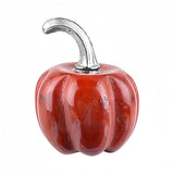 20mm Mini Crystal Pumpkin Pendant Gemstone Charm for Halloween Home office Decoration Handmade Craved