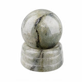 Natural Crystal Sphere 25mm Polished Gemstone Ball With Matching Stone Base Healing Crystal Ball for Home Decoration Chakra