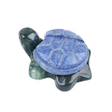 22X35mm Cute Gemstone Turtle Figurine Ornaments Healing Stone Decoration for Home Office