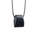 Trendy Geometric Trapezoid Crystal Pendant Necklace Unisex Healing Chakra Choker Adjustable Rope Energy Jewelry Women Men #SN2027