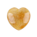 40mm Natural Crystal Puffy Heart Stones - Carved Gemstone Pocket Palm Stone for Reiki Healing, Chakra Balancing, Meditation & Home Decor #SP0046