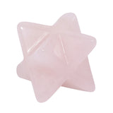 Mini Merkabah Energy Balance Stones, 20mm Polished Healing Quartz Crystals Talisman, Wicca Spiritual Protection Pocket Palm Stone