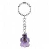 Cute Sea Turtle Keychain – Healing Crystal Keyring Accessory for Daily Carry KC2311