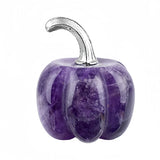 20mm Mini Crystal Pumpkin Pendant Gemstone Charm for Halloween Home office Decoration Handmade Craved