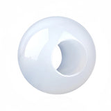 12mm Round Natural Gemstone Large Hole Beads, 5mm Big Hole Polished Stone Ball Beads for DIY Jewelry Making