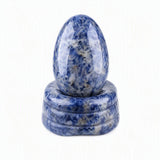 Polished Crystal Egg Matching Base 20X30mm Gemstone Healing Decor for Meditation, Crystal Collection & Spiritual