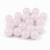 16PCS 16MM Mixed Natural Crystal Sphere No Hole Undrilled Gemstone Ball Kit for Healing Meditation Home Decoration