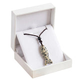 Hand Carved Gemstone Fish Necklace Boho Crystal Pendant Healing Crystal Jewelry for Her/Him Adjustable Gift Box