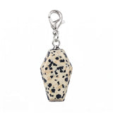 Handcrafted Healing Crystal Coffin Pendant Bag Tag Charms #SP1378