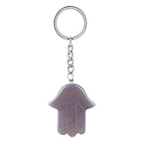 Crystal Hamsa Hand Keychain  Spiritual Protection Bag Pendant Charms Ornament KC0671