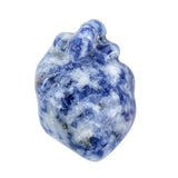 30MM Carved Gemstone Human Heart Figurine Pendant for Making Jewelry SP2043
