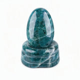 Polished Crystal Egg Matching Base 20X30mm Gemstone Healing Decor for Meditation, Crystal Collection & Spiritual