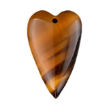 Heart Pendant for DIY Making Jewelry Necklace Healing Chakra Crystal Teardrop 25x40mm Charms Valentine Mother