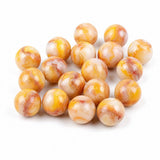 16PCS 16MM Mixed Natural Crystal Sphere No Hole Undrilled Gemstone Ball Kit for Healing Meditation Home Decoration