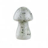 Handmade Healing Crystal Mushroom Figurine – Natural Gemstone Pocket Decor & Home Altar Ornament #SP1084