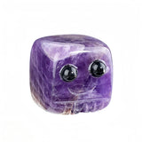 Premium Multi-Stone Crystal Mini Cubes Collection (Amethyst, Rose Quartz, Tiger Eye) - 20mm Cute Healing Stones