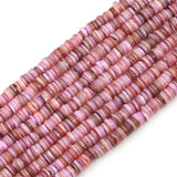 6mm Dyed Shell Heishi Beads Disc Spacer Flat Round Washer Loose Beads for Jewelry Making Approx 190-200PCS/STRAND
