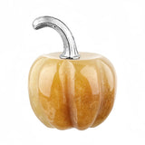 20mm Mini Crystal Pumpkin Pendant Gemstone Charm for Halloween Home office Decoration Handmade Craved