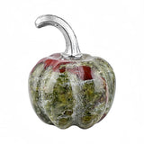 20mm Mini Crystal Pumpkin Pendant Gemstone Charm for Halloween Home office Decoration Handmade Craved