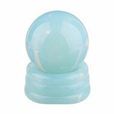 Natural Crystal Sphere 25mm Polished Gemstone Ball With Matching Stone Base Healing Crystal Ball for Home Decoration Chakra