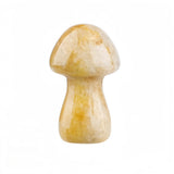 Handmade Healing Crystal Mushroom Figurine – Natural Gemstone Pocket Decor & Home Altar Ornament #SP1084