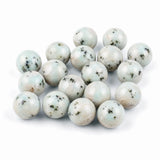 16PCS 16MM Mixed Natural Crystal Sphere No Hole Undrilled Gemstone Ball Kit for Healing Meditation Home Decoration