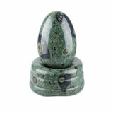 Polished Crystal Egg Matching Base 20X30mm Gemstone Healing Decor for Meditation, Crystal Collection & Spiritual