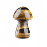 Handmade Healing Crystal Mushroom Figurine – Natural Gemstone Pocket Decor & Home Altar Ornament #SP1084