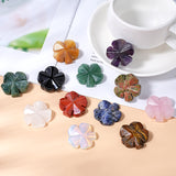 The Lucky Clover Collection 28MM  Hand-Carved Gemstone Accents #SP2015