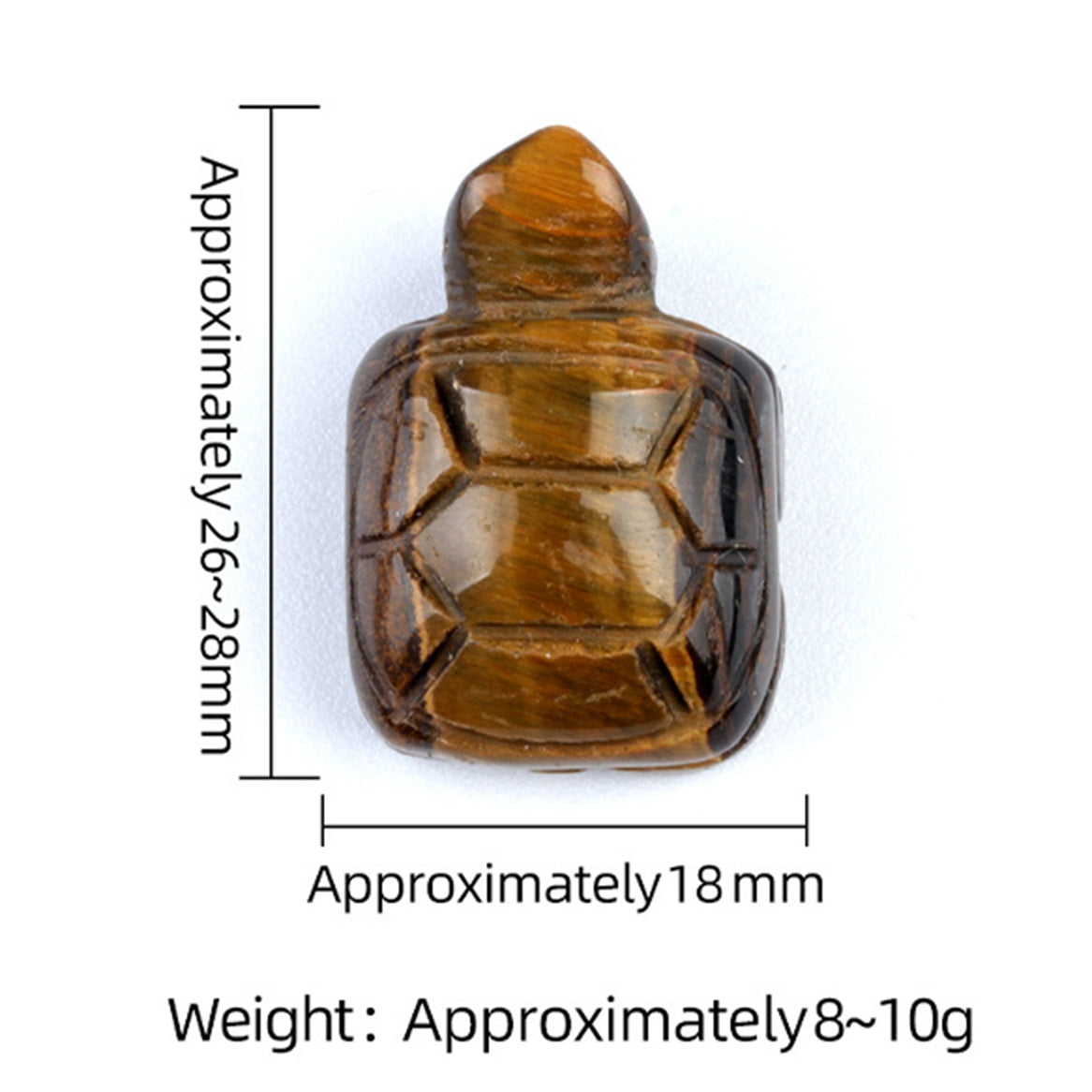 1.0Inch Tortoise Gemstone Pendant for Making Jewelry #SP2312S-25MM