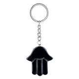 Crystal Hamsa Hand Keychain  Spiritual Protection Bag Pendant Charms Ornament KC0671