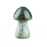 Handmade Healing Crystal Mushroom Figurine – Natural Gemstone Pocket Decor & Home Altar Ornament #SP1084