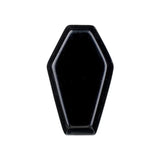 10PCS Polished Crystal Coffin Stone Carving 30mm Coffin Ornament for Halloween Party Home Decoration