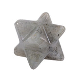 Mini Merkabah Energy Balance Stones, 20mm Polished Healing Quartz Crystals Talisman, Wicca Spiritual Protection Pocket Palm Stone