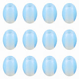 12PCS Natural Stone Large Hole Barrel Beads 18x13mm, Polished Gem Drum Beads for Bracelet Necklace