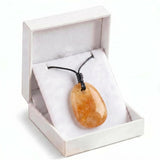 Sodalite Trapezoid Crystal Pendant Necklace Adjustable Rope Choker Natural Stone Healing Reiki Jewelry Unisex Gift Box #SN2028