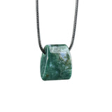 Trendy Geometric Trapezoid Crystal Pendant Necklace Unisex Healing Chakra Choker Adjustable Rope Energy Jewelry Women Men #SN2027