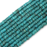 6mm Dyed Shell Heishi Beads Disc Spacer Flat Round Washer Loose Beads for Jewelry Making Approx 190-200PCS/STRAND