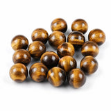 16PCS 16MM Mixed Natural Crystal Sphere No Hole Undrilled Gemstone Ball Kit for Healing Meditation Home Decoration